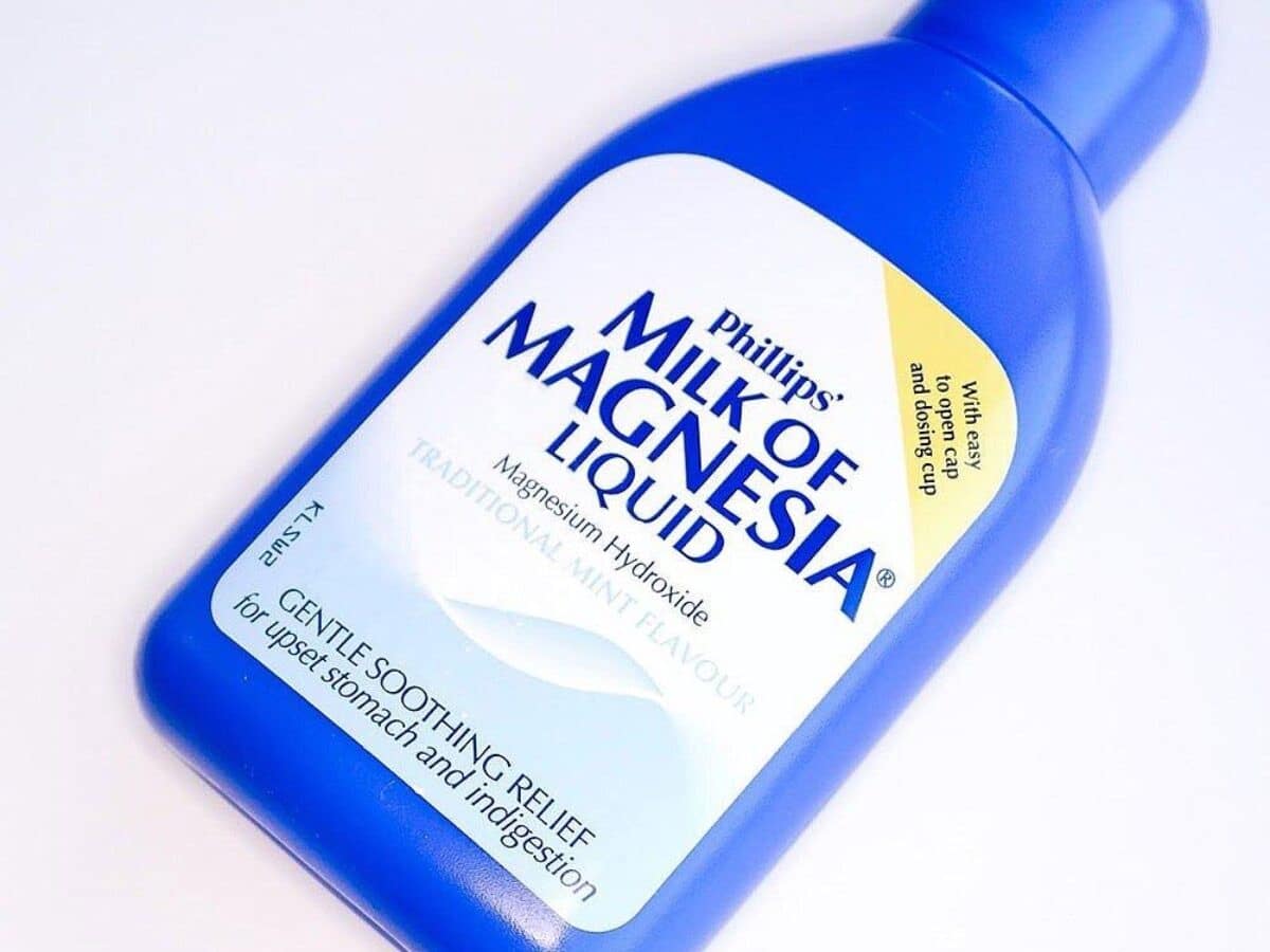 bote de leche de magnesia