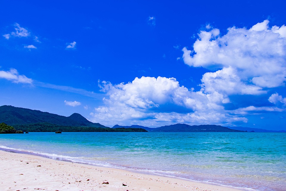 Okinawa, Mar, Japón, Paisaje, Cielo, Tropical, Ishigaki